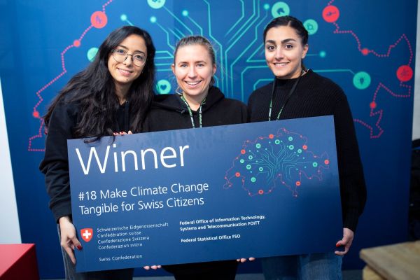 Team Quizzerland - les gagnantes du challenge sur le changement climatique